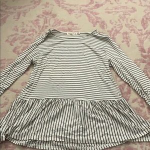 Long sleeve striped tee